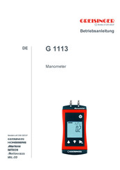 GREISINGER G 1113 Betriebsanleitung