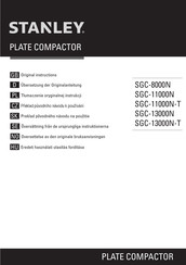 Stanley PLATE COMPACTOR SGC-13000N Übersetzung Der Originalanleitung