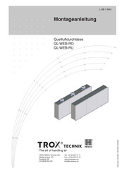 Trox QL-WEB-RU Montageanleitung