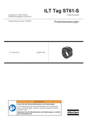 Atlas Copco ILT Tag ST61-S Produktanweisungen