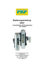 PKP DS03 Bedienungsanleitung