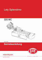 LELY SPLENDIMO 320 MC Betriebsanleitung