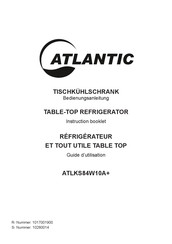 Atlantic ATLKS84W10A+ Bedienungsanleitung