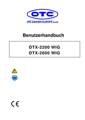 OTC DTX-2600 WIG Benutzerhandbuch