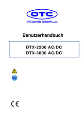 OTC DTX-3000 Benutzerhandbuch