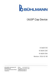 BÜHLMANN B-CALEX-C500 Gebrauchsanweisung