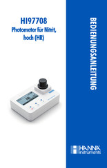 Hanna Instruments HI97708 Bedienungsanleitung