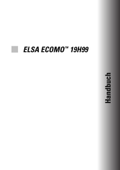 Elsa ECOMO 19H99 Handbuch