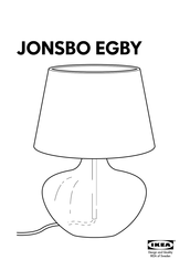 IKEA JONSBO EGBY Bedienungsanleitung