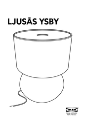 IKEA LJUSÅS YSBY Bedienungsanleitung