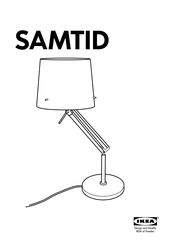 IKEA SAMTID Bedienungsanleitung