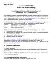 Conceptronic CHD3U Schnellstartanleitung