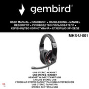 Gembird MHS-U-001 Handbuch