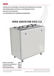 Salda RIRS 400VW EKO 3.0 Bedienungsanleitung
