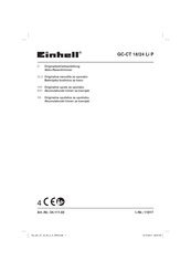 EINHELL GC-CT 18/24 Li P Originalbetriebsanleitung