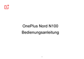 OnePlus Nord N100 Bedienungsanleitung