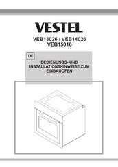 VESTEL VEB13026 Bedienungs- Und Installationshinweise