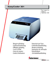 Intermec EasyCoder 301 Gebrauchsanleitung