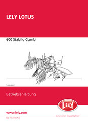 LELY LOTUS 600 Stabilo Combi Betriebsanleitung