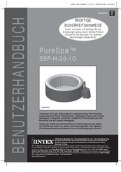 Intex PureSpa SSP-H-20-1G Benutzerhandbuch