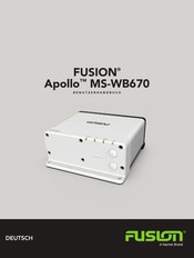 Garmin Fusion Apollo MS-WB670 Benutzerhandbuch