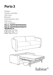 Habitat Porto 3 822290 Bedienungsanleitung