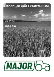 Major CS PRO MJ65-150 Handbuch Und Ersatzteilliste