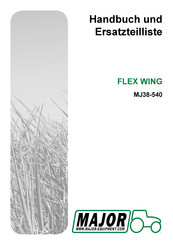 Major FLEX WING MJ38-540 Handbuch Und Ersatzteilliste