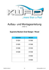 KWAD 01824 Aufbau- Und Montageanleitung