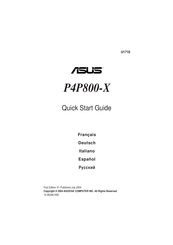 Asus P4P800-X Kurzanleitung