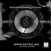 XETEC Vector V-200.4 Bedienungsanleitung
