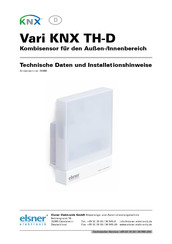 elsner elektronik Vari KNX TH-D Technische Daten Und Installationshinweise