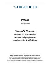 Highfield Patrol 860 Handbuch
