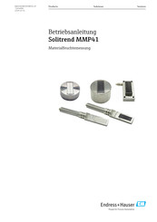 Endress+Hauser Solitrend MMP41 Betriebsanleitung