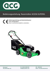 ACG 56-SUPERXL Bedienungsanleitung