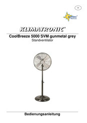Suntec Wellness KLIMATRONIC CoolBreeze 5000 SVM Bedienungsanleitung