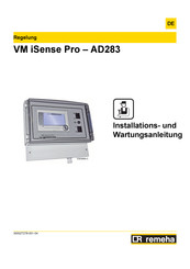 REMEHA VM iSense Pro Installations- Und Wartungsanleitung