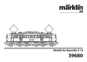 Märklin H0 Baureihe E 18 Gebrauchsanleitung