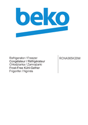 Beko RCNA365K20W Bedienungsanleitung