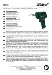 DEDRA DED7536 Bedienungsanleitung Mit Garantiekarte