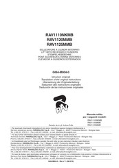 Ravaglioli RAV1110NKMB Übersetzung Der Originalanleitung