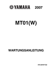 Yamaha MT01W Wartungsanleitung