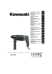 Kawasaki K-EHD 800 Originalbetriebsanleitung