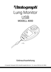 Vitalograph Lung Monitor USB Gebrauchsanleitung