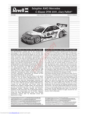 REVELL Salzgitter AMG Mercedes C-Klasse DTM 2009 Gary Paffett Montageanleitung