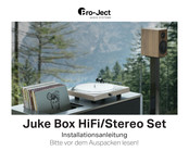Pro-Ject Audio Systems Juke Box S2 Installationsanleitung