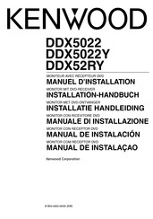 Kenwood DDX5022Y Installations-Handbuch