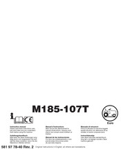 McCulloch M185-107T Anleitungshandbuch