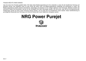 PIAGGIO NRG Power Purejet Bedienungsanleitung
