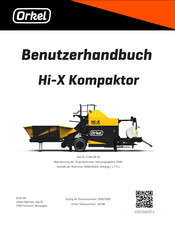 ORKEL Hi-X Kompaktor Benutzerhandbuch